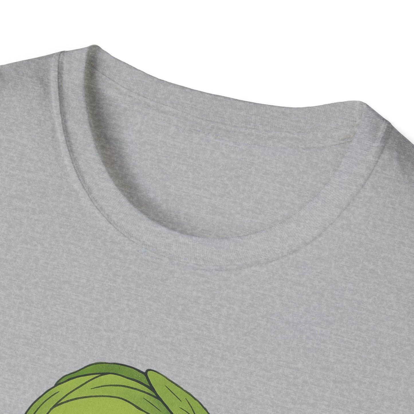 Funny Cabbage T-Shirt, Unisex Tee, Quirky Gift for Veggie Lovers, Casual Wear, Humor T-Shirt, Gardening Apparel