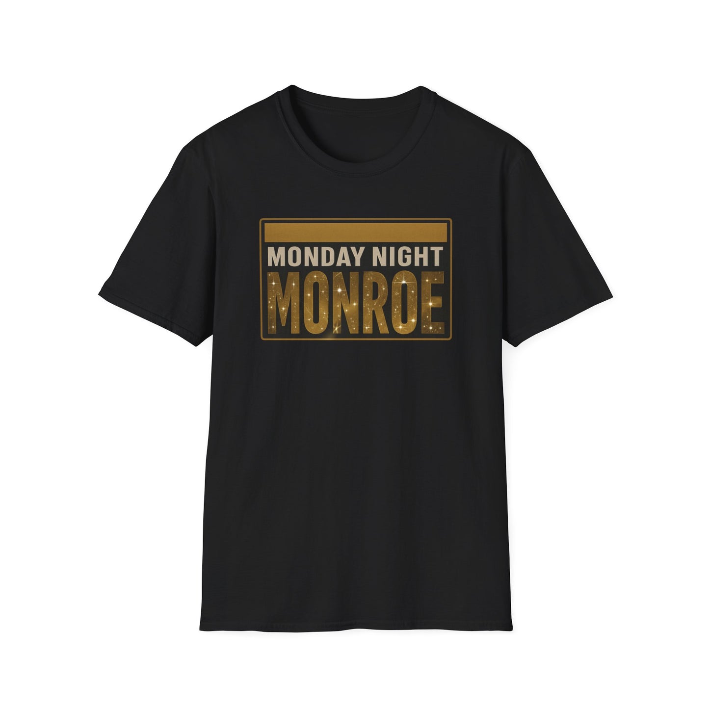 Monday Night Monroe T-Shirt, Unisex Tee, Casual Wear, Sports Fan Apparel, Gift for Him, Everyday Style