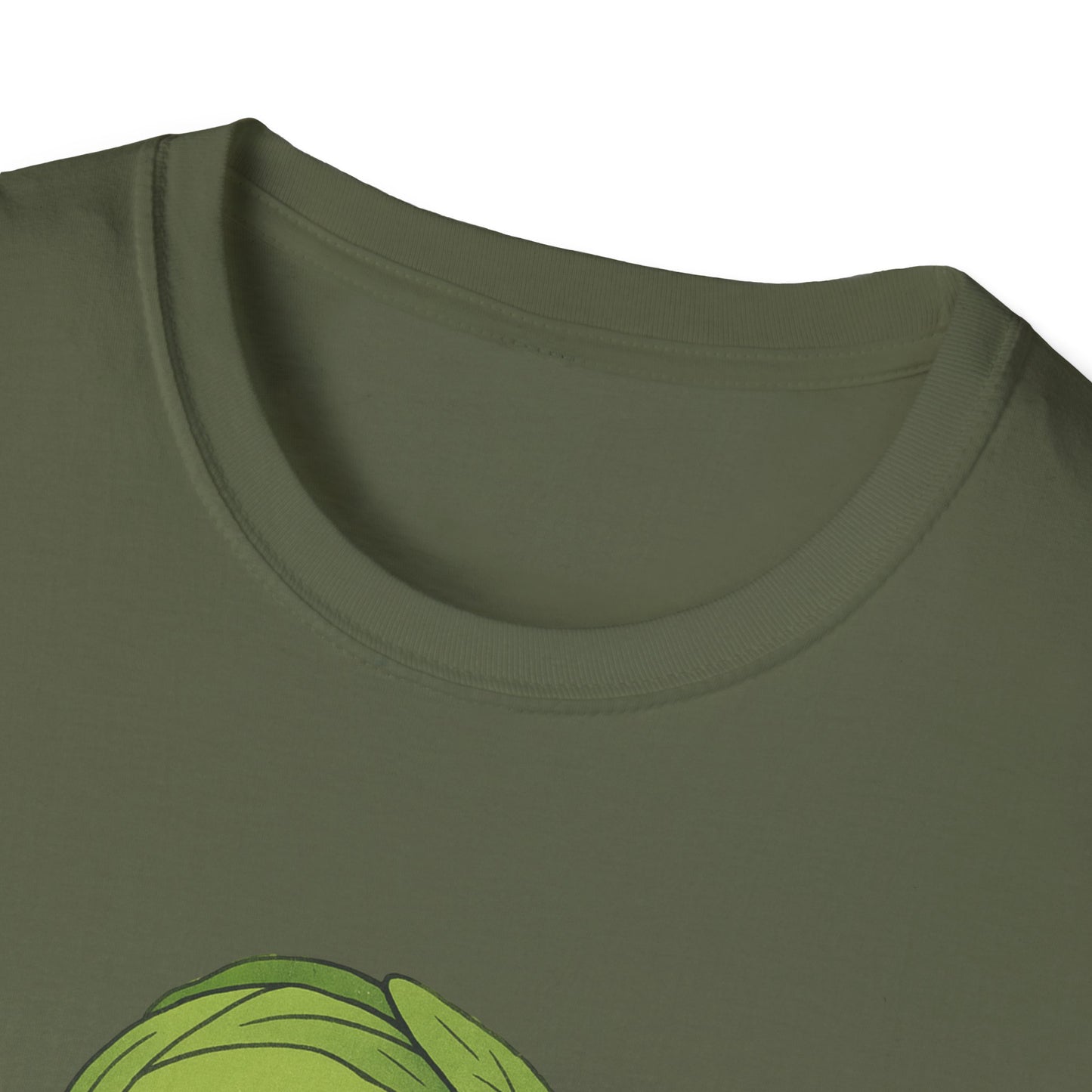 Funny Cabbage T-Shirt, Unisex Tee, Quirky Gift for Veggie Lovers, Casual Wear, Humor T-Shirt, Gardening Apparel