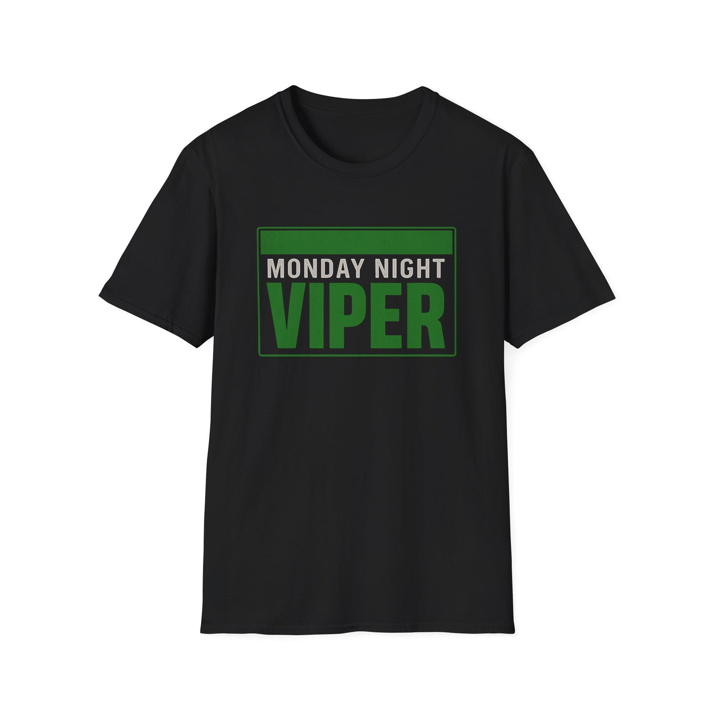 Monday Night Viper Unisex Softstyle T-Shirt | Casual Tee for Game Nights, Sports Lovers, Gift for Him/Her, Fan Apparel, Party Wear