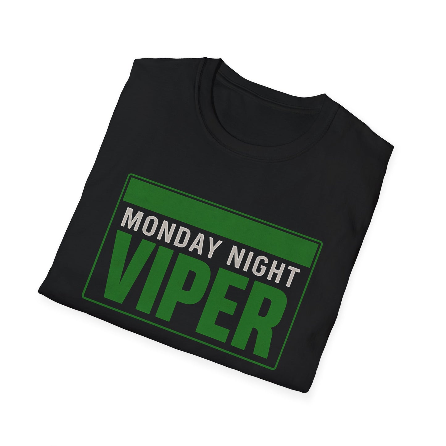 Monday Night Viper Unisex Softstyle T-Shirt | Casual Tee for Game Nights, Sports Lovers, Gift for Him/Her, Fan Apparel, Party Wear