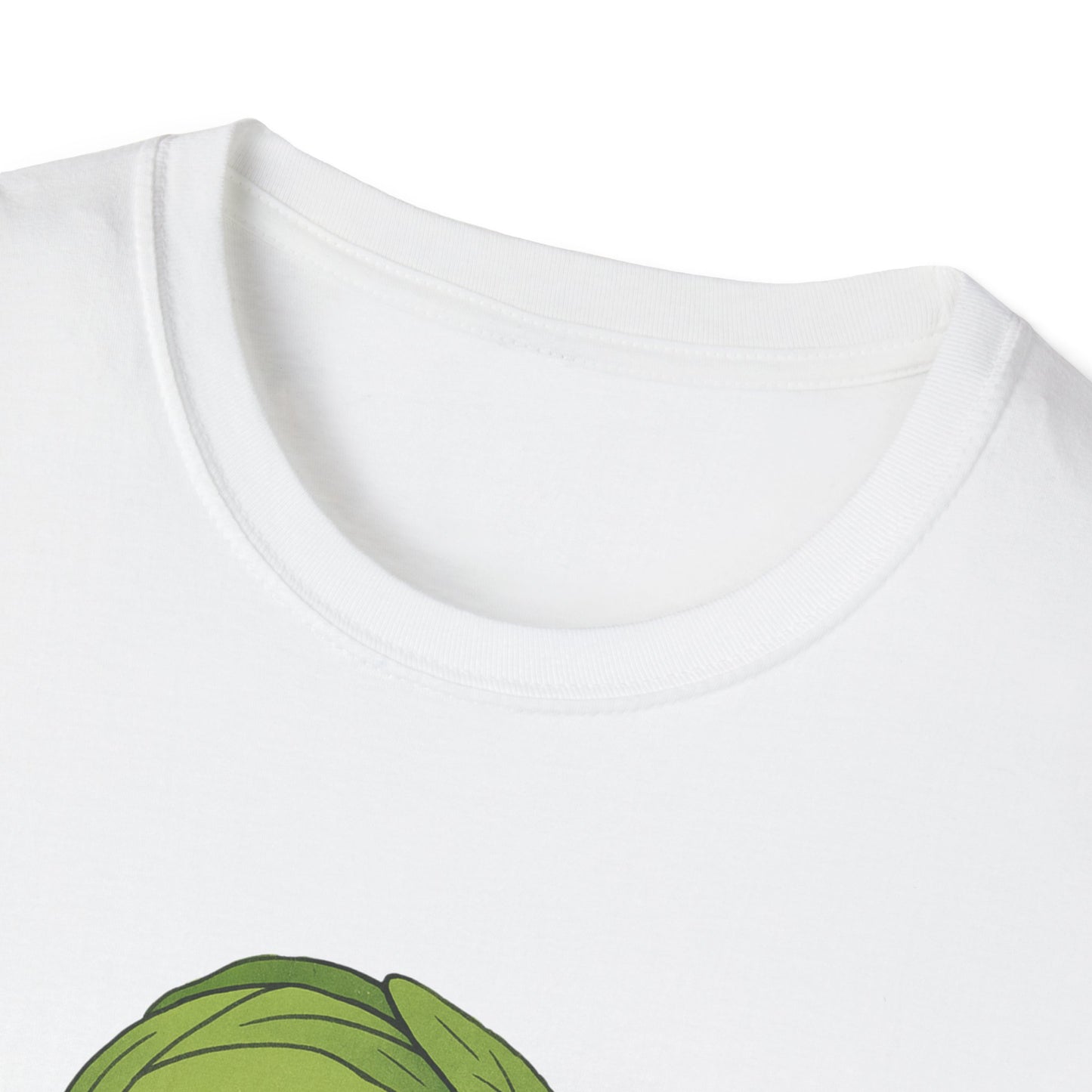Funny Cabbage T-Shirt, Unisex Tee, Quirky Gift for Veggie Lovers, Casual Wear, Humor T-Shirt, Gardening Apparel