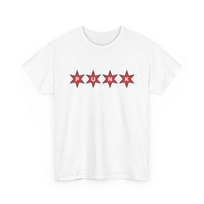 PUNK Star Red Black Outline Graphic | T-shirt