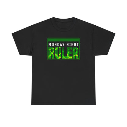 Monday Night Ruler T-Shirt — Green Neon Graphic Tee