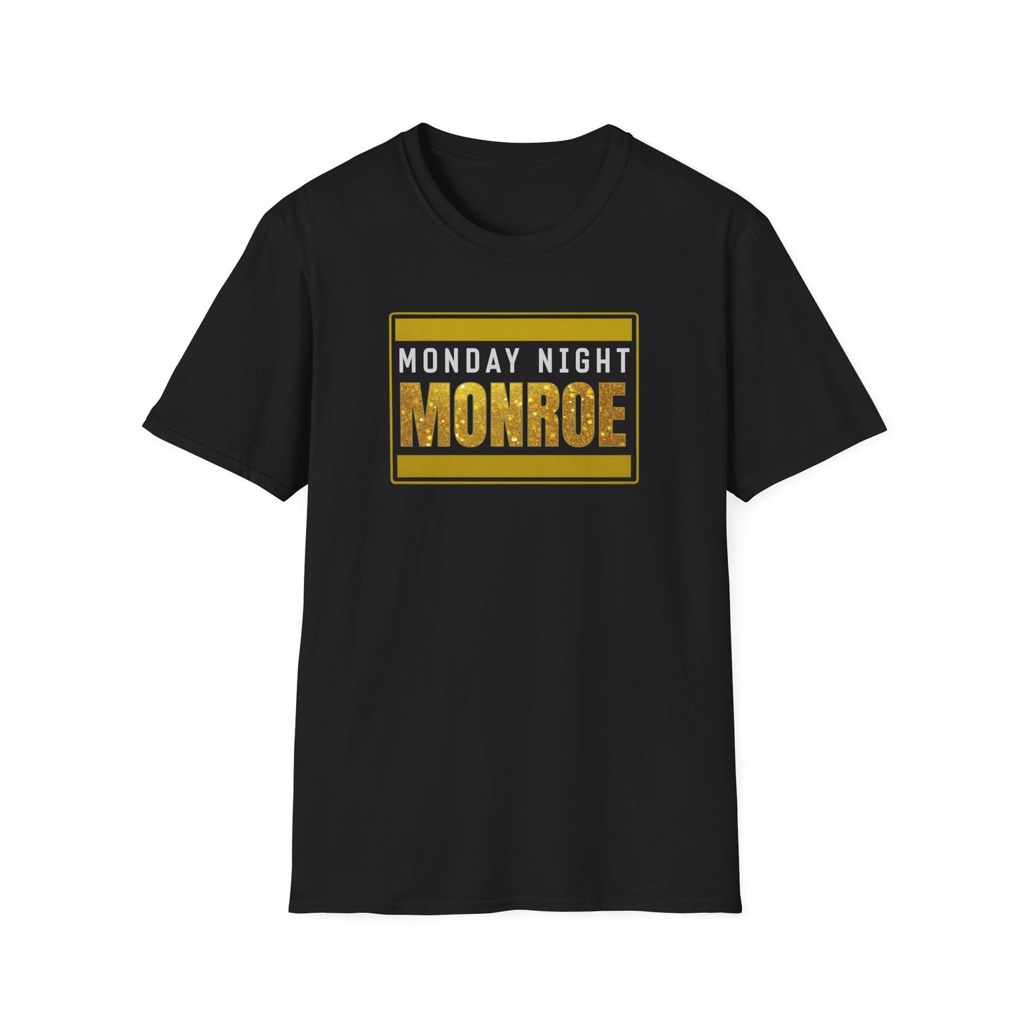 Monday Night Monroe T-Shirt, Unisex Tee, Casual Wear, Sports Fan Apparel, Gift for Him, Everyday Style