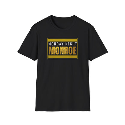 Monday Night Monroe T-Shirt, Unisex Tee, Casual Wear, Sports Fan Apparel, Gift for Him, Everyday Style