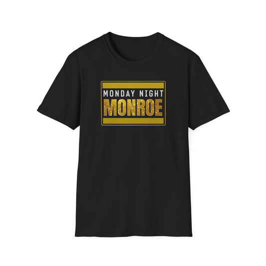 Monday Night Monroe T-Shirt, Unisex Tee, Casual Wear, Sports Fan Apparel, Gift for Him, Everyday Style