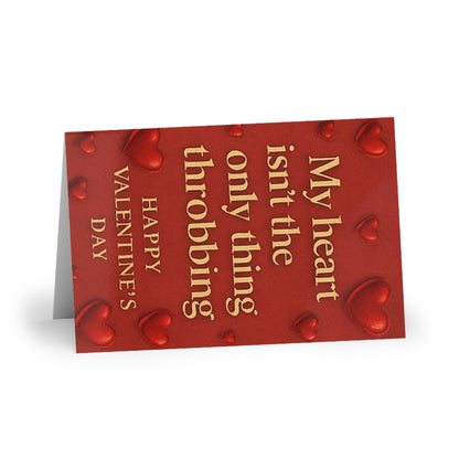 My Heart Isn't The Only Thing Throbbing Cinnamon Heart (Single or 10-Pack) | Greeting Card