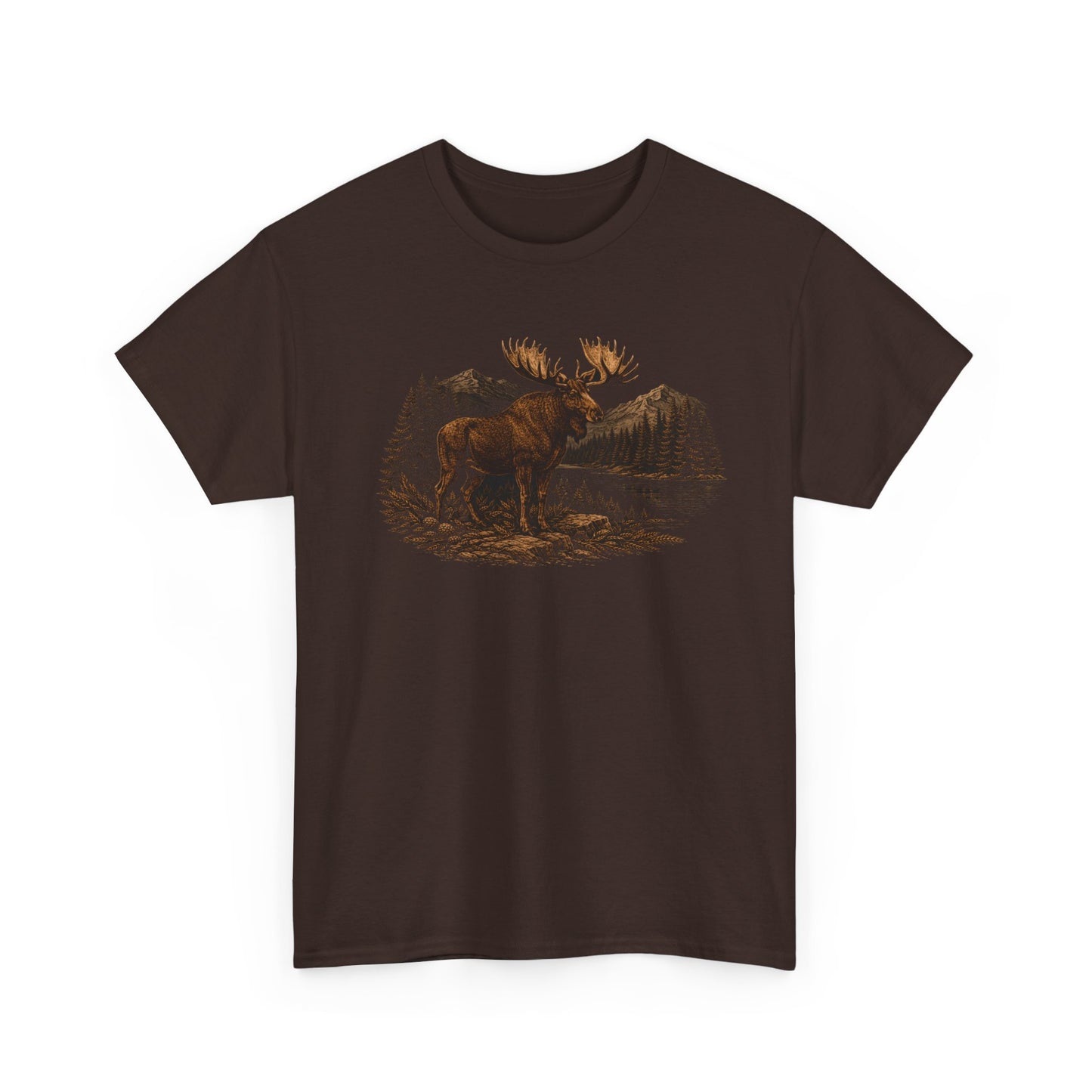 Woodland Collection Moose Graphic | T-shirt
