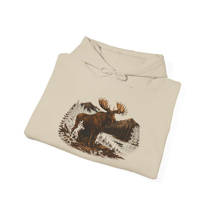 Woodland Collection Moose Graphic | Hoodie
