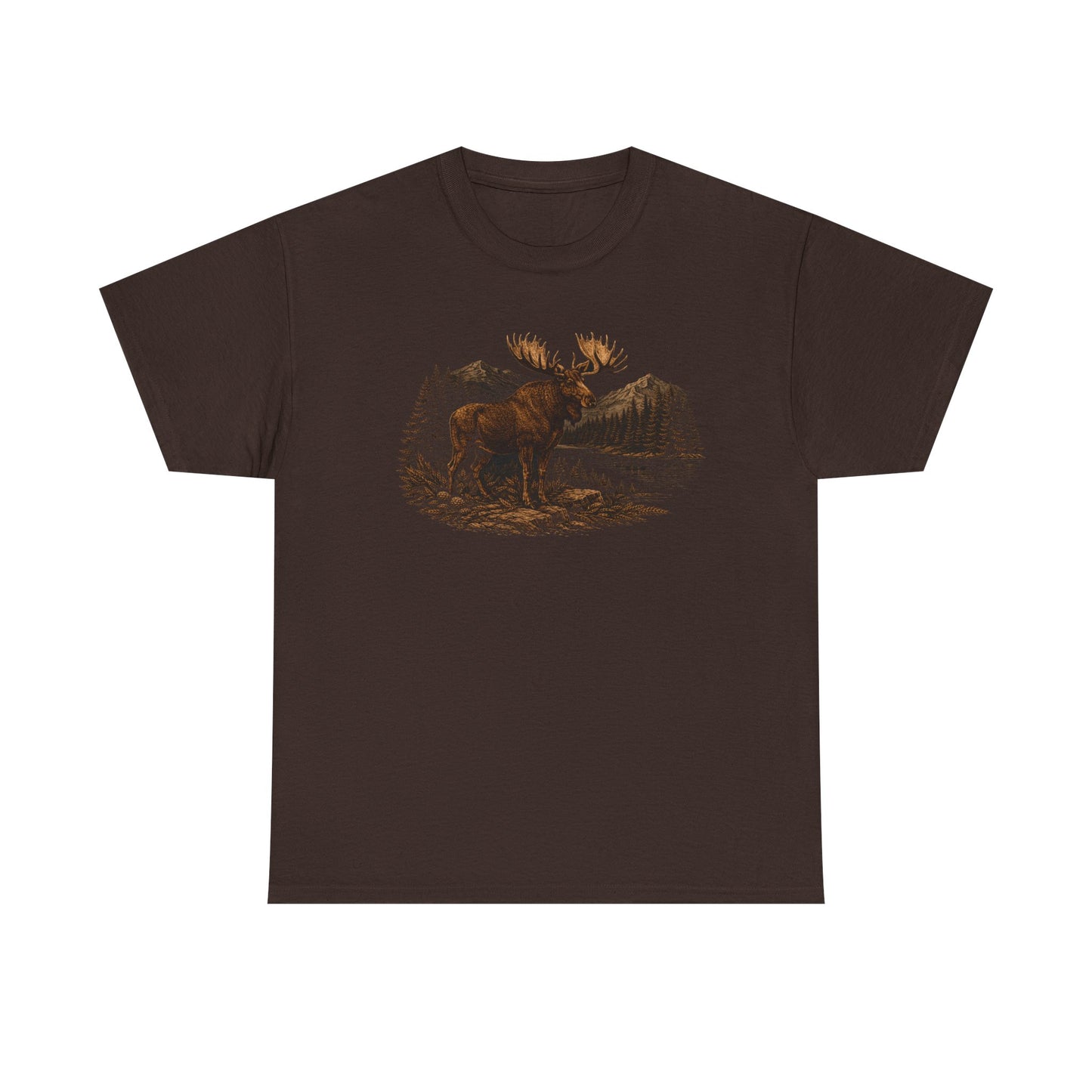 Woodland Collection Moose Graphic | T-shirt
