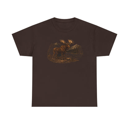 Woodland Collection Moose Graphic | T-shirt
