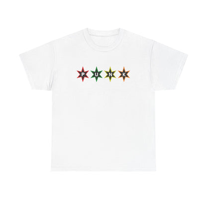 PUNK Star Black Multi Color Outline Graphic | T-Shirt
