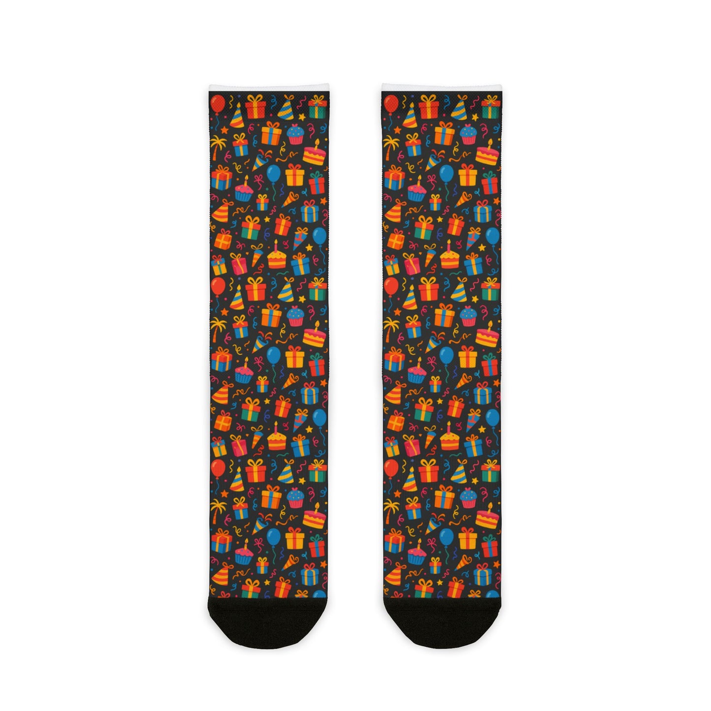 Birthday Pattern 'Rock Your Socks Out' Sublimination | Socks