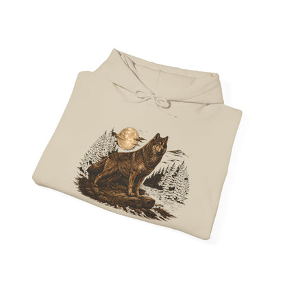 Woodland Collection Wolf Graphic | Hoodie