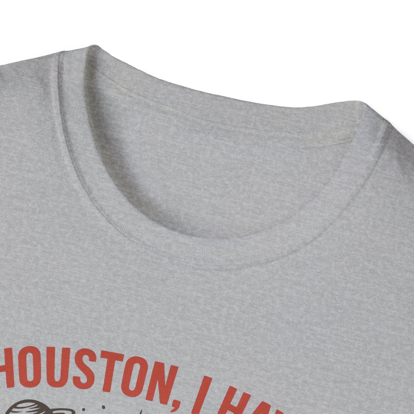 Houston, I Have So Many Problems Cat T-Shirt, Funny Cat Tee, Space Lover Gift, Cute Astronaut Shirt, Unisex Graphic Tee