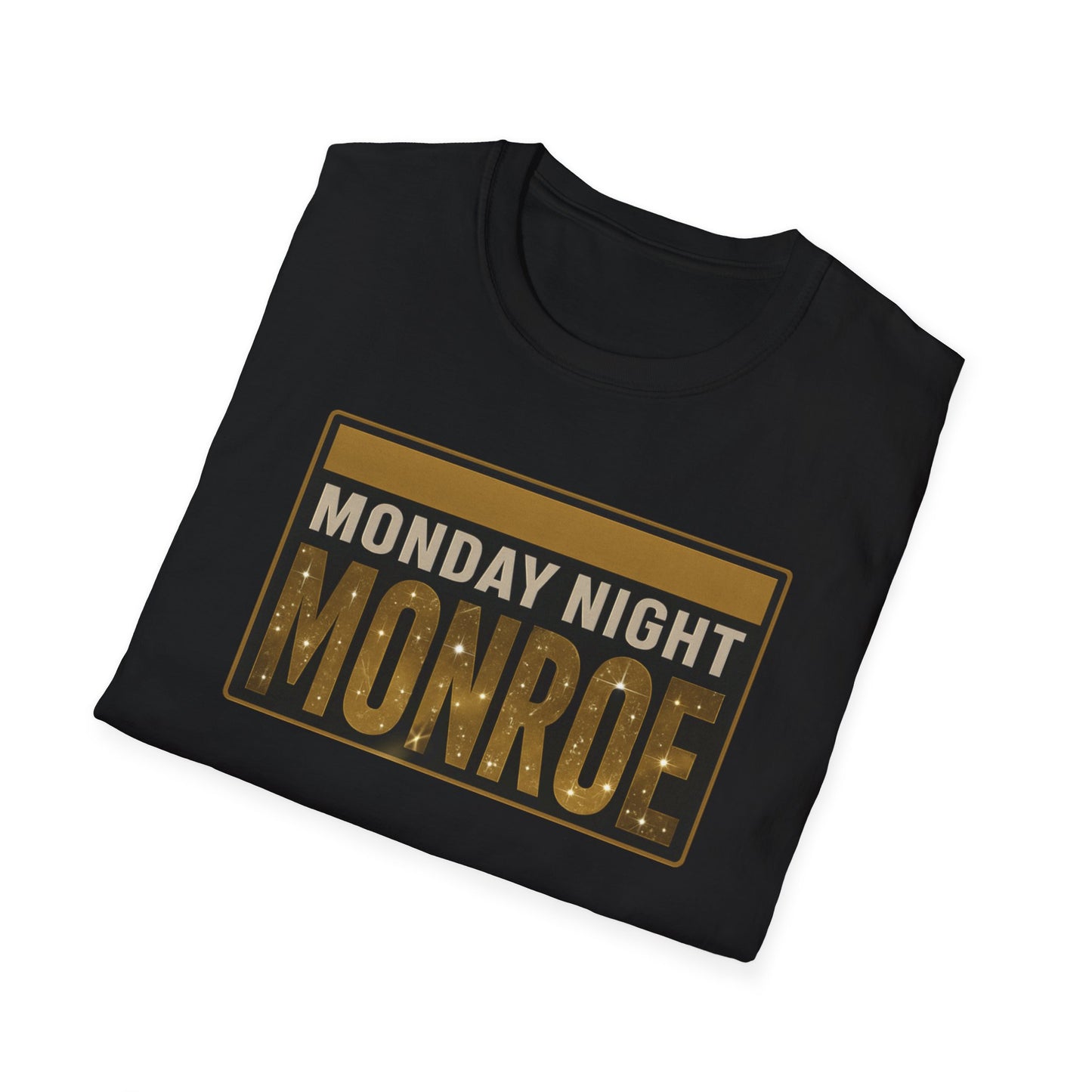 Monday Night Monroe T-Shirt, Unisex Tee, Casual Wear, Sports Fan Apparel, Gift for Him, Everyday Style
