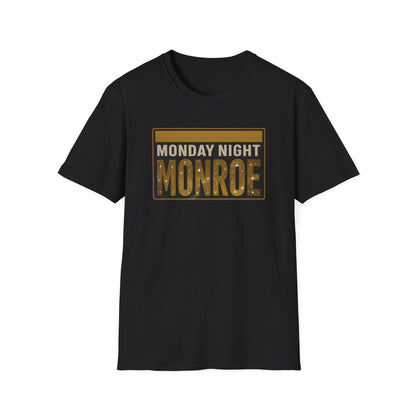 Monday Night Monroe T-Shirt, Unisex Tee, Casual Wear, Sports Fan Apparel, Gift for Him, Everyday Style