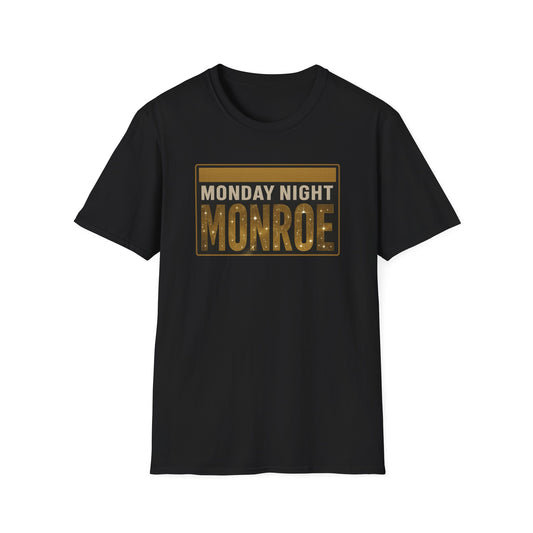 Monday Night Monroe T-Shirt, Unisex Tee, Casual Wear, Sports Fan Apparel, Gift for Him, Everyday Style