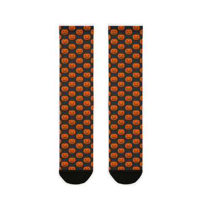 Halloween Pumpkin 'Rock Out With Your Socks Out' Sublimination | Socks
