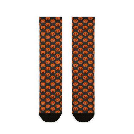 Halloween Pumpkin 'Rock Out With Your Socks Out' Sublimination | Socks