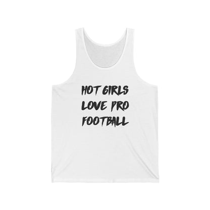 Hot Girls Love Pro Football Graphic | Tank Top