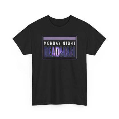 Monday Night Deadman T-Shirt - Retro Purple Horror Graphic Tee