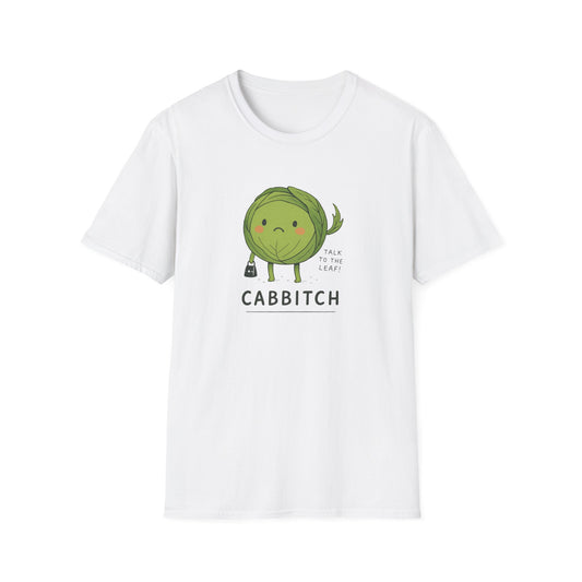 Funny Cabbage T-Shirt, Unisex Tee, Quirky Gift for Veggie Lovers, Casual Wear, Humor T-Shirt, Gardening Apparel