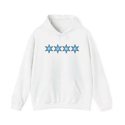 PUNK Star Blue Black Outline Graphic | Hoodie