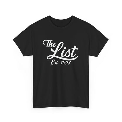 The List Est. 1998 | Man of 1,004 Holds Graphic | T-shirt