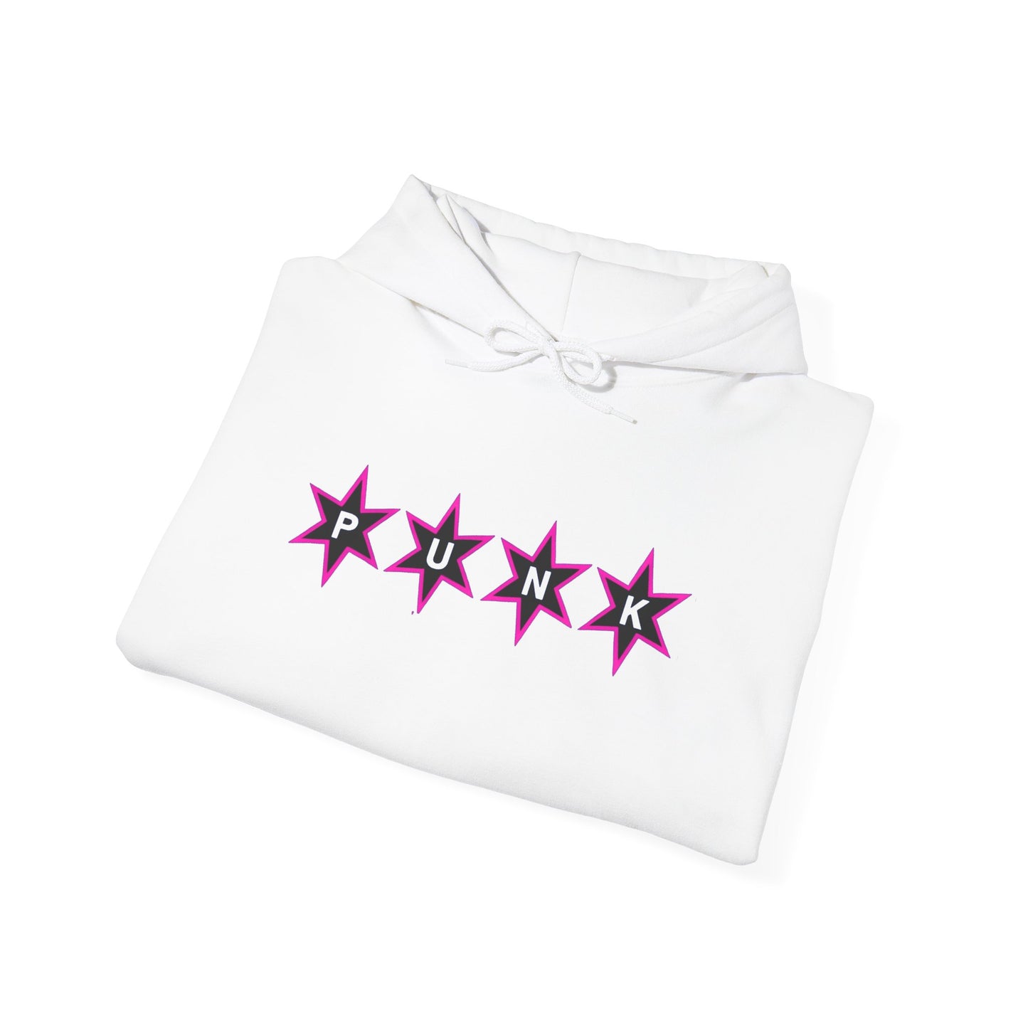 PUNK Star Black Pink Outline Graphic | Hoodie