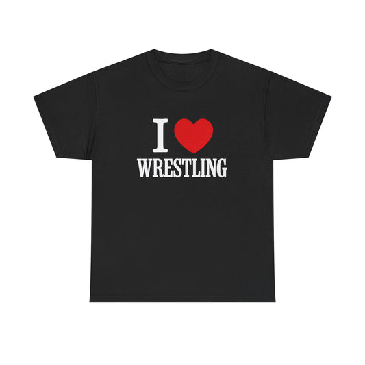 I Love Wrestling Graphic - T-shirt