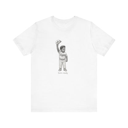 Young Vladdy Baseball Tshirt –  “Born Ready” Illustration