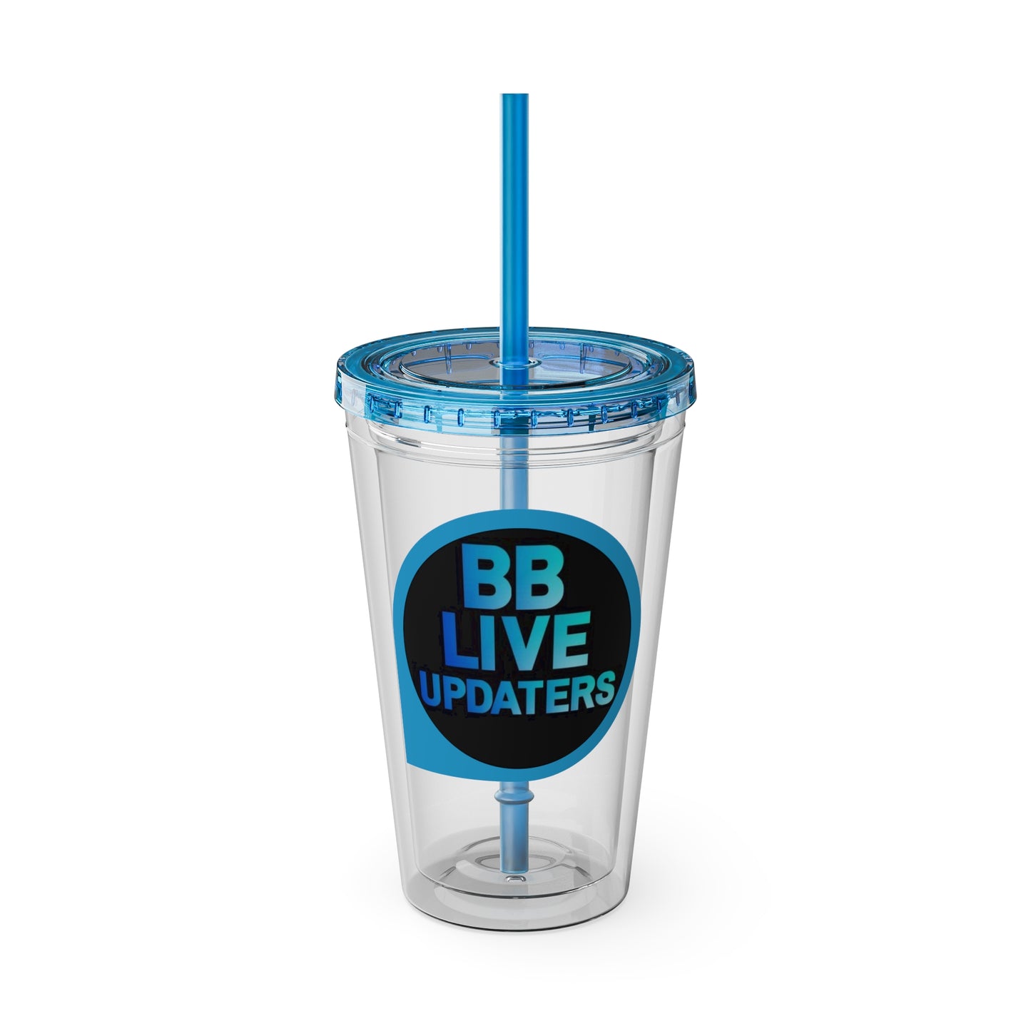 Big Brother Live Feeders Sunsplash Tumbler with Straw, 16oz