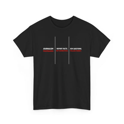JOURNALISM | REPORT FACTS | ASK QUESTIONS | T-shirt
