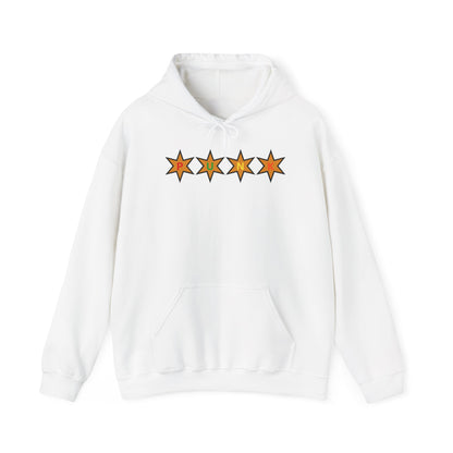 PUNK Star Tan Multi Color Outline Graphic | Hoodie