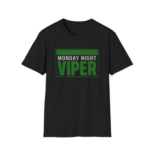 Monday Night Viper Unisex Softstyle T-Shirt | Casual Tee for Game Nights, Sports Lovers, Gift for Him/Her, Fan Apparel, Party Wear