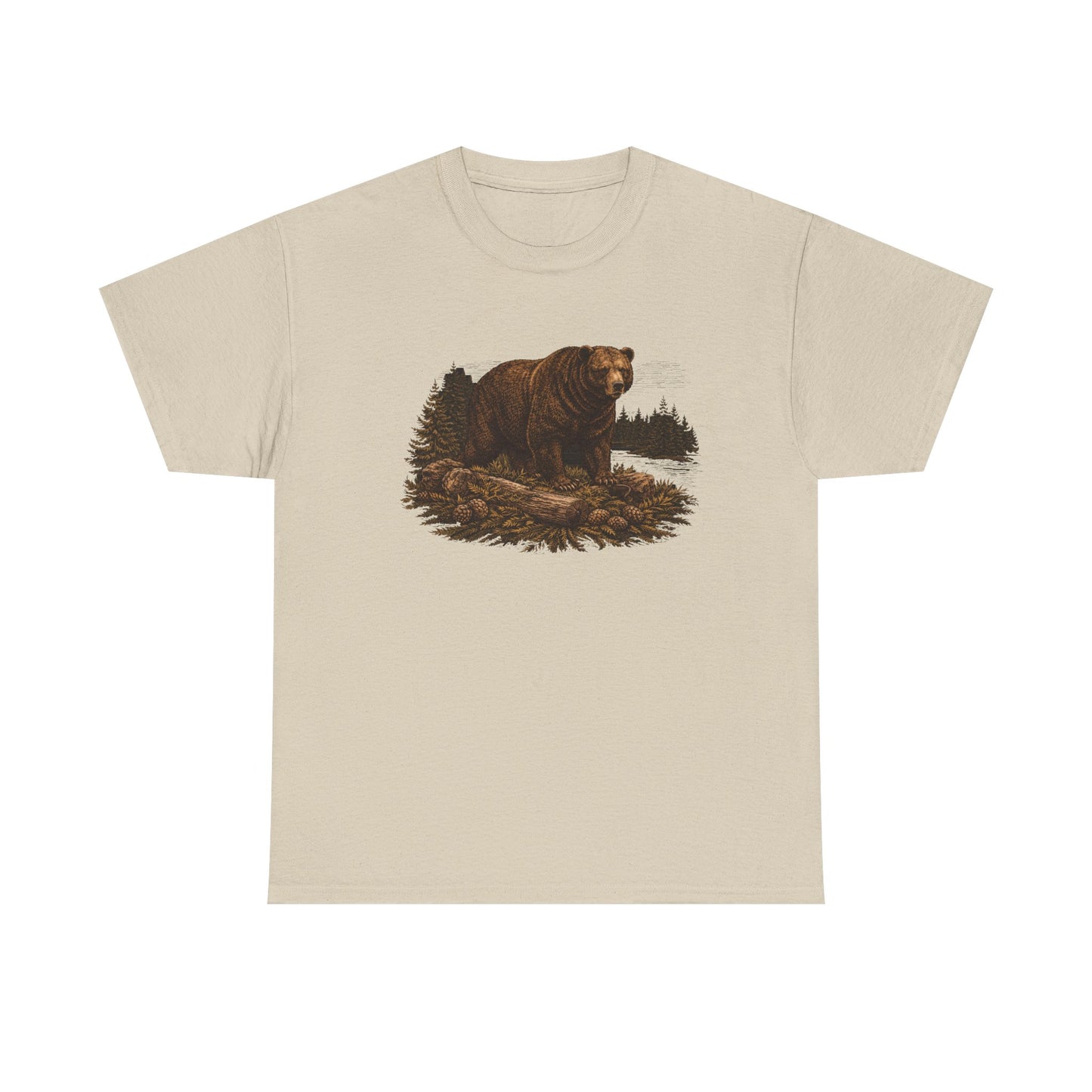Woodland Collection Bear Graphic | T-shirt