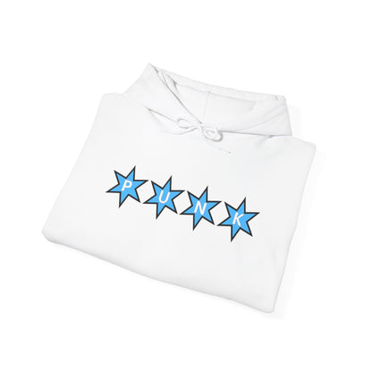 PUNK Star Blue Black Outline Graphic | Hoodie