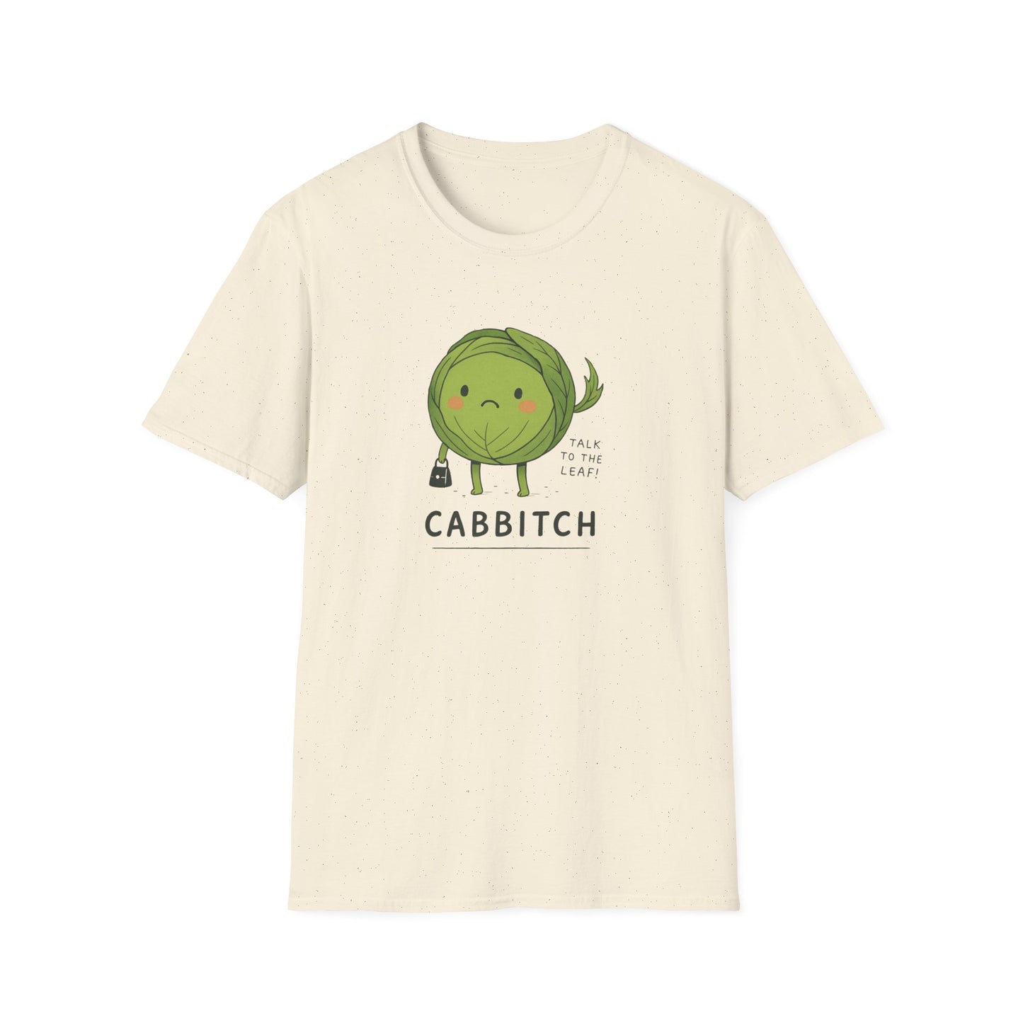 Funny Cabbage T-Shirt, Unisex Tee, Quirky Gift for Veggie Lovers, Casual Wear, Humor T-Shirt, Gardening Apparel