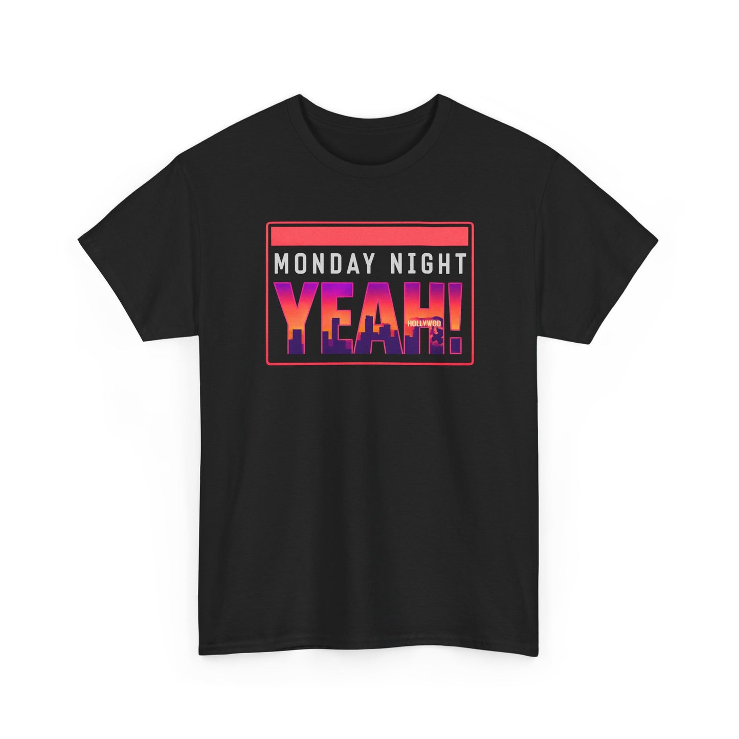 Monday Night Yeah! Tee — Retro Sunset Graphic T-Shirt