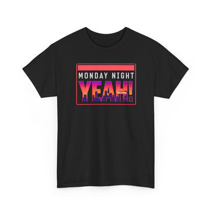 Monday Night Yeah! Tee — Retro Sunset Graphic T-Shirt