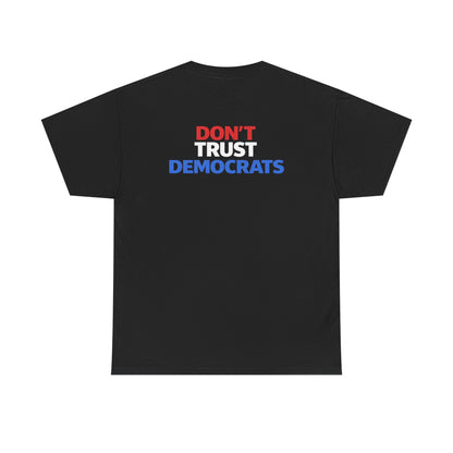 DON'T TRUST DEMS  PATRIOTIC SKULL Graphic | T-shirt