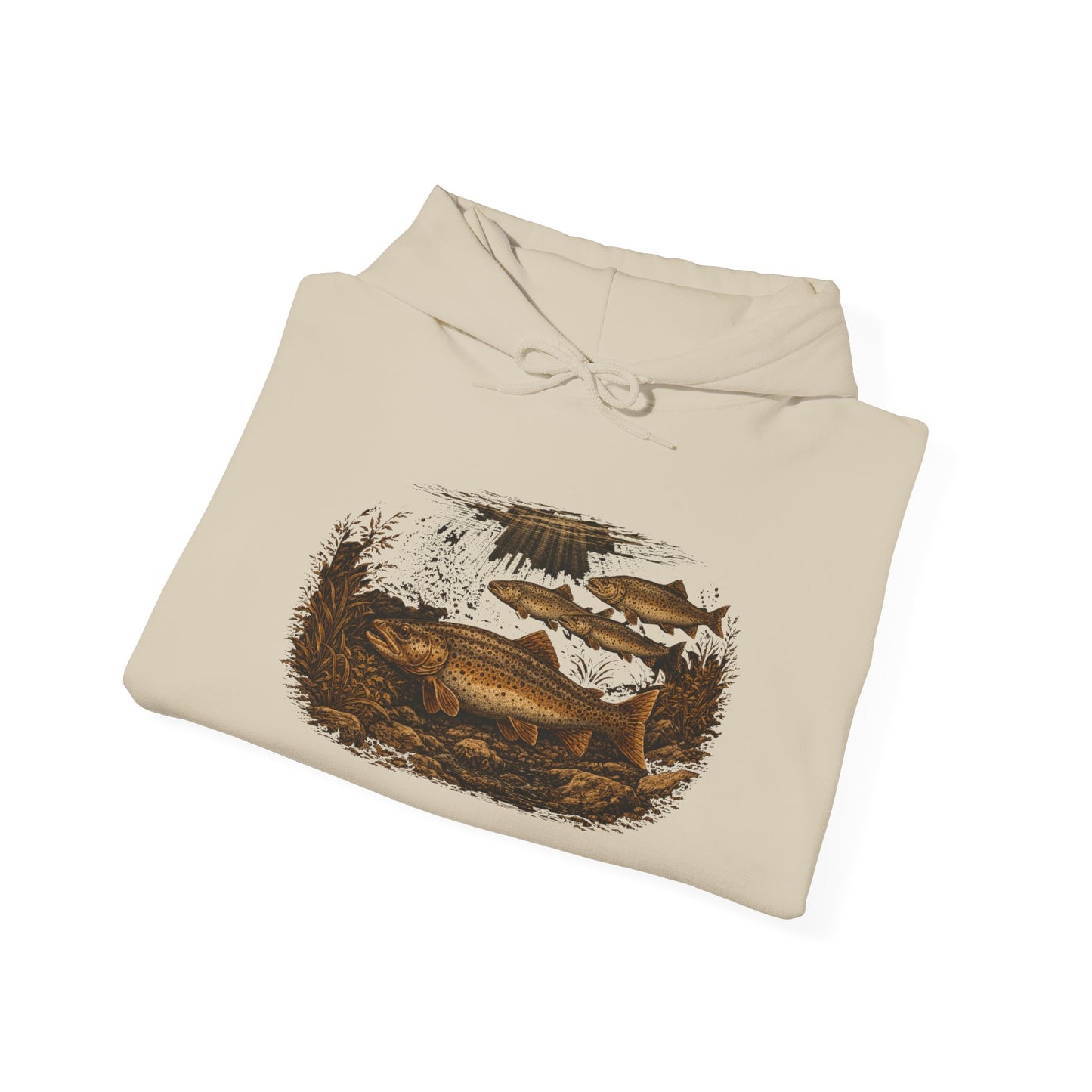 Woodland Collection Fish Graphic | Hoodie