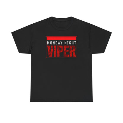 Monday Night Viper Tee — Retro Red Graphic T‑Shirt for Fans & Streetwear