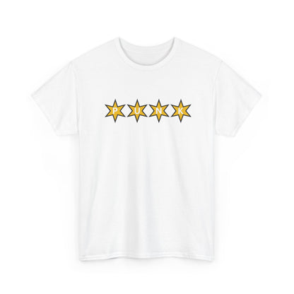 PUNK Star Yellow Black Outline Graphic | T-Shirt