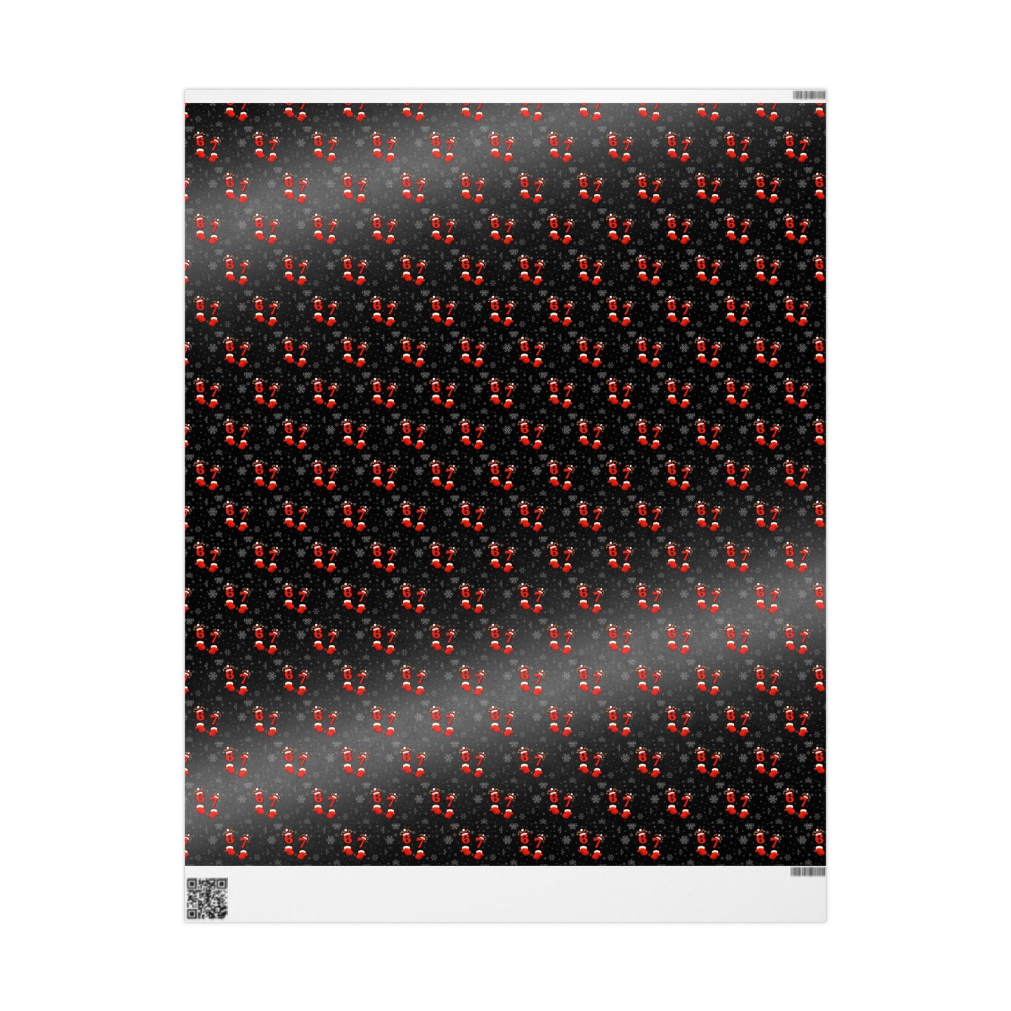 Holiday Candy Cane "6 7" Wrapping Paper | Holiday
