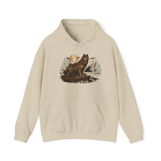 Woodland Collection Wolf Graphic | Hoodie