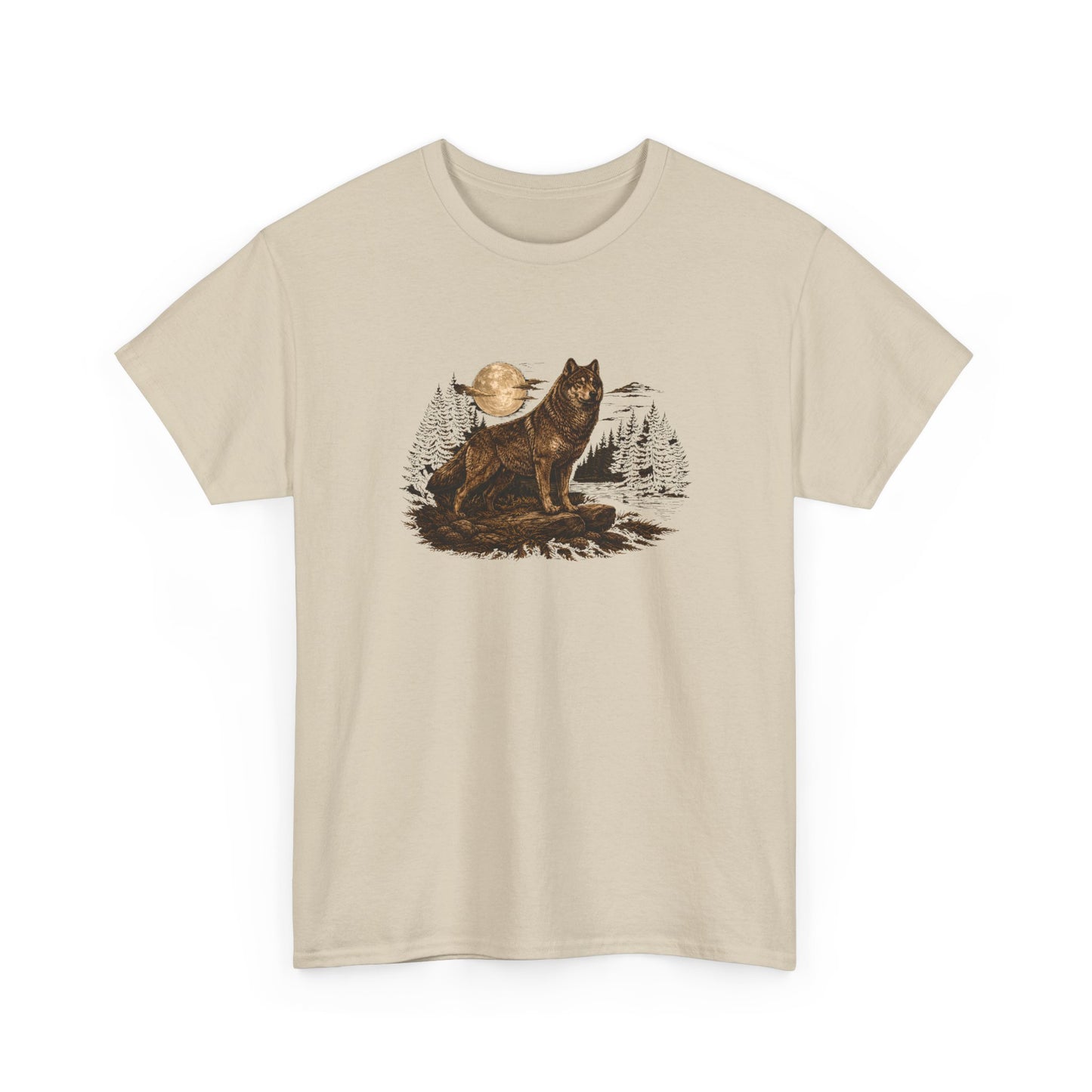 Woodland Collection Wolf Graphic | T-shirt