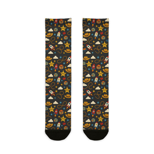 Toy Story Inspired 'Rock Out With Your Socks Out' Sublimination | Socks